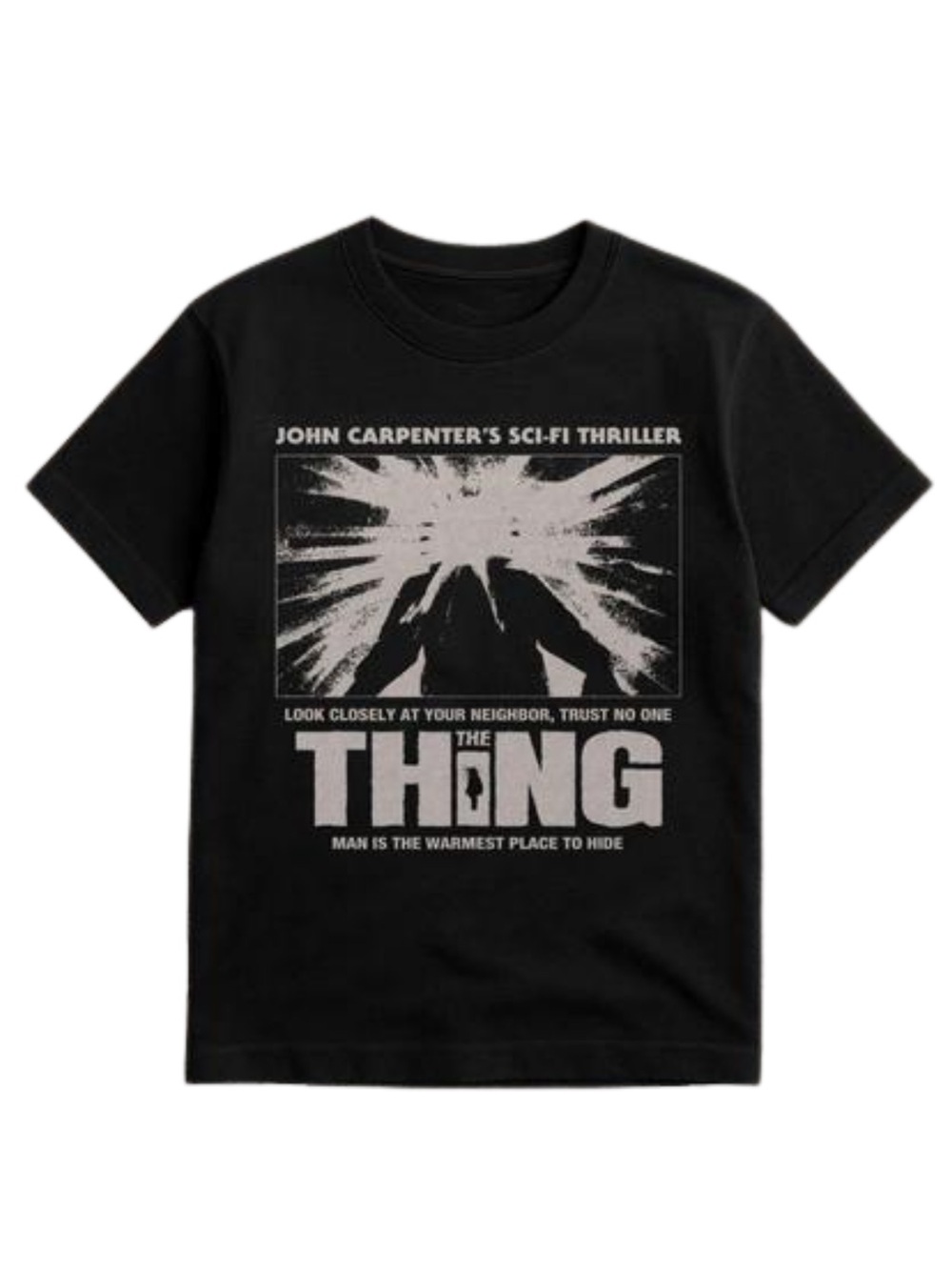 Gildan Black 'The Thing' Graphic T-Shirt